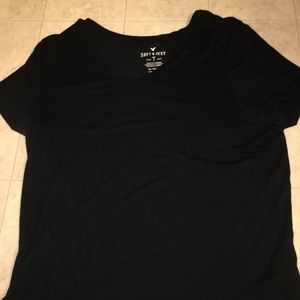 Simple basic black tee from American Eagle